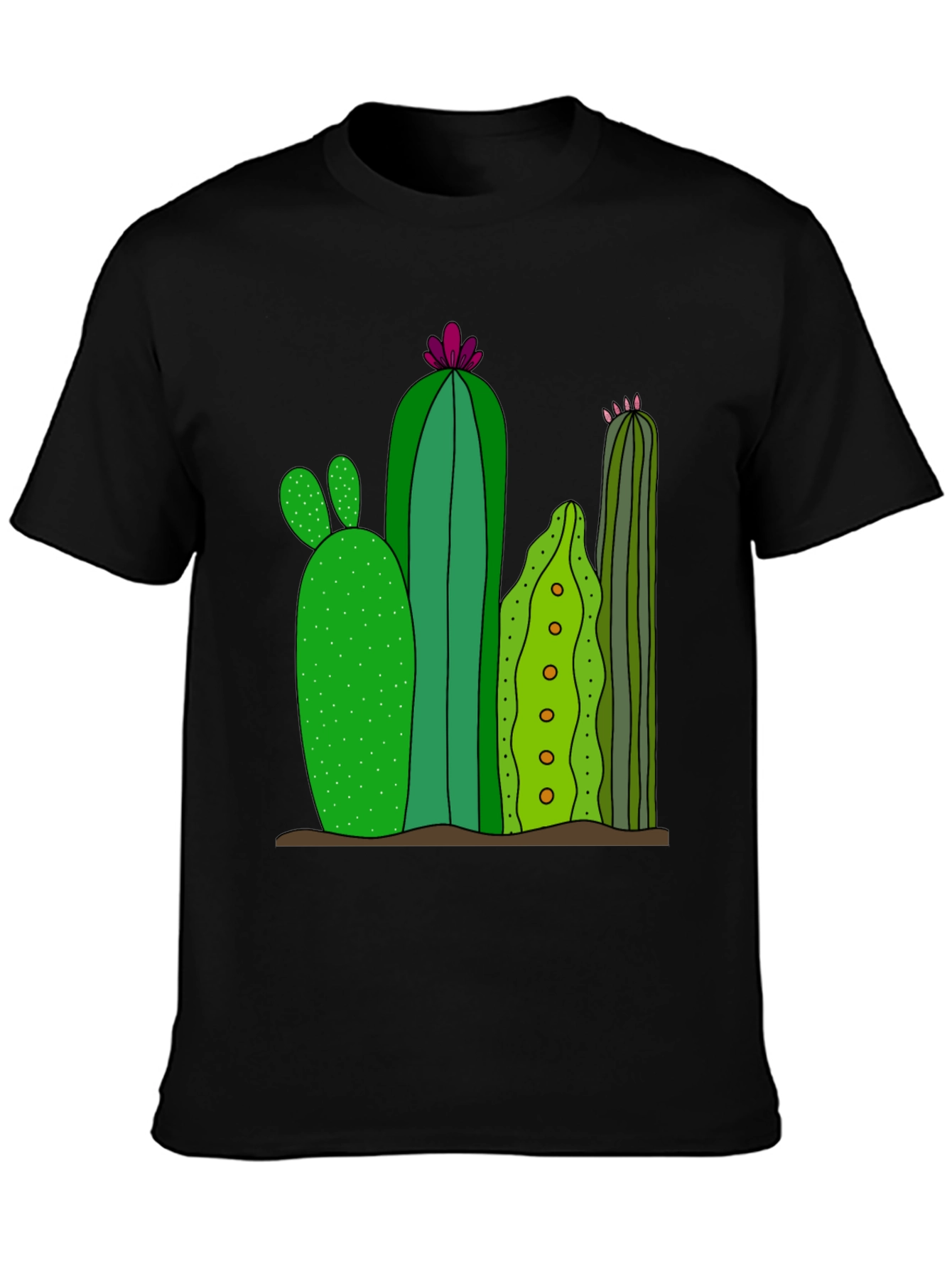 Cactus Graphic Print T-Shirt