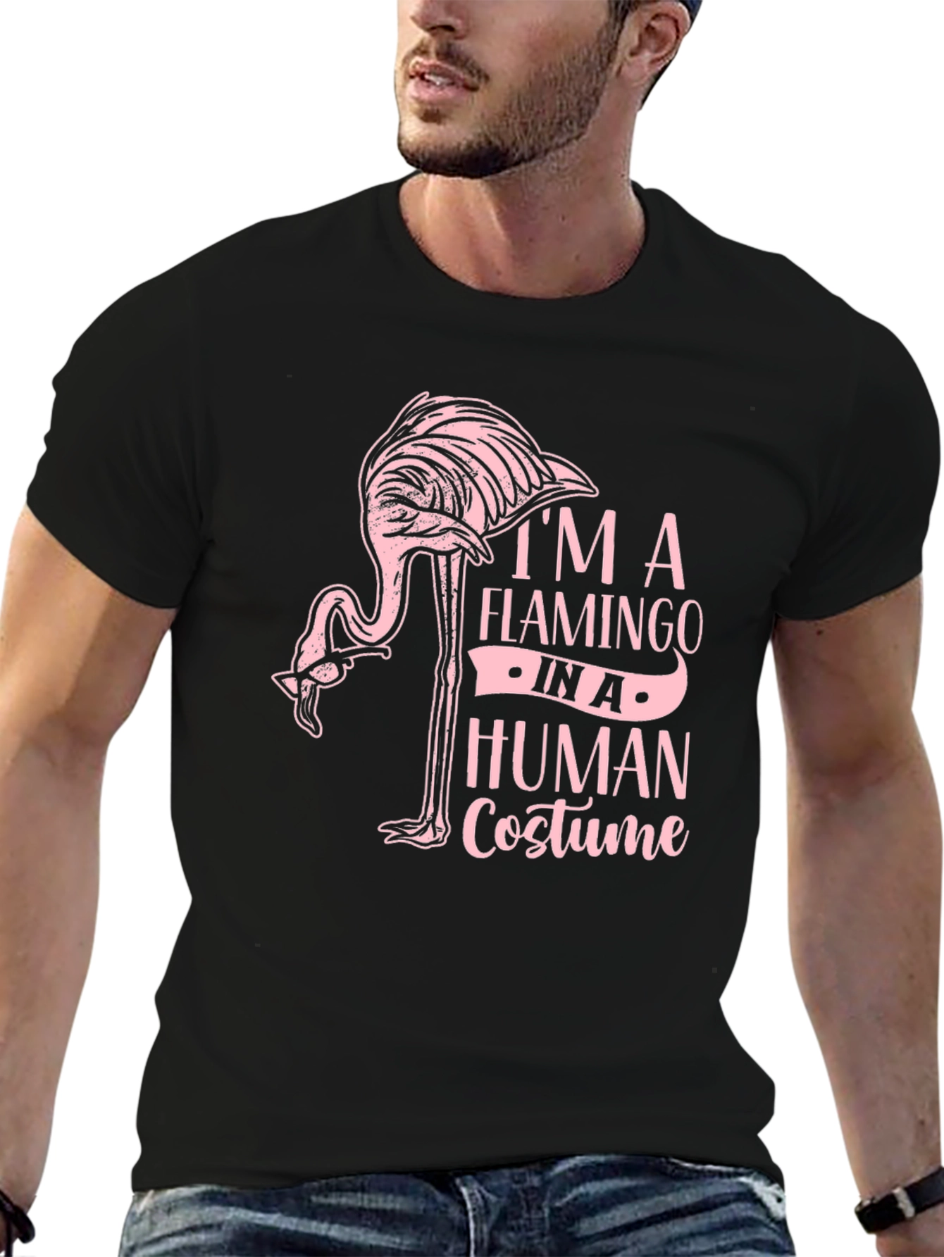 Im a Flamingo in a Human Costume T-Shirt