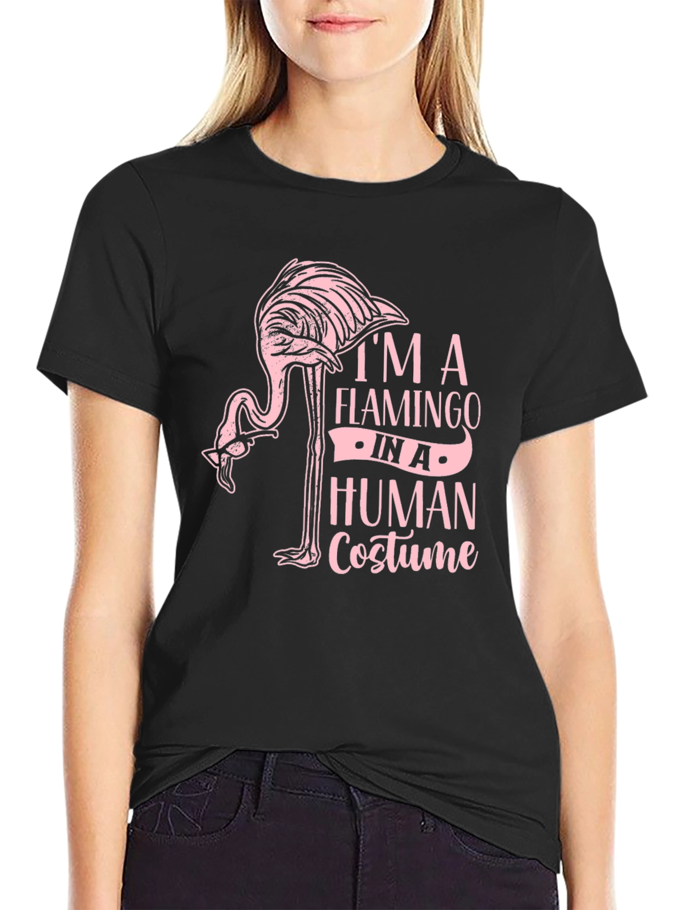 Im a Flamingo in a Human Costume T-Shirt