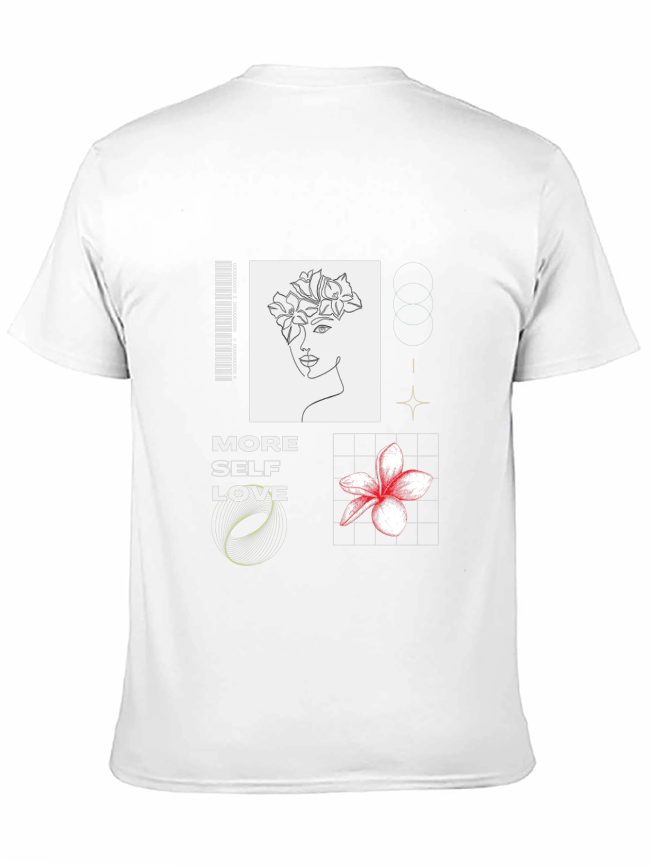 Modern Self-Love Black Graphic Tee