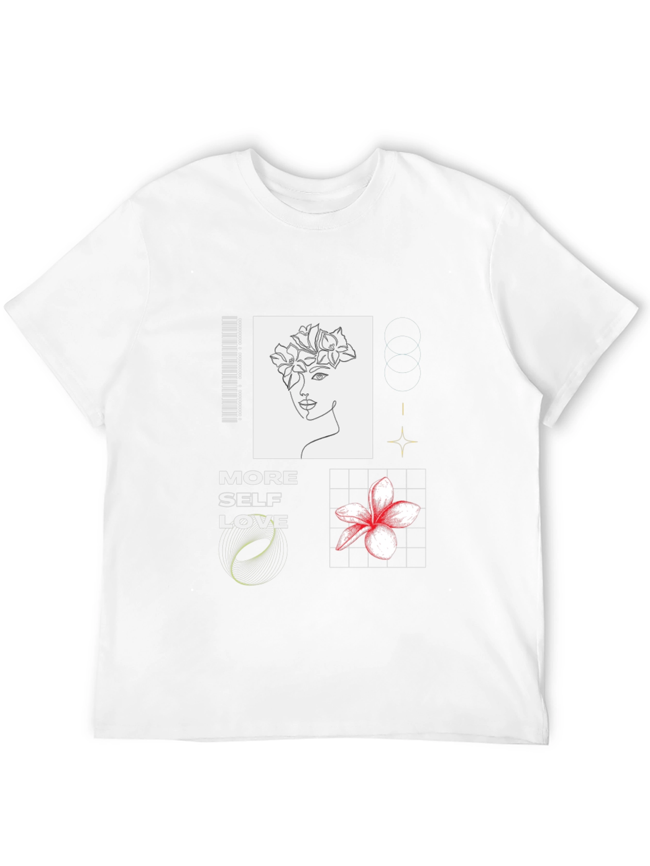 Modern Self-Love Black Graphic Tee