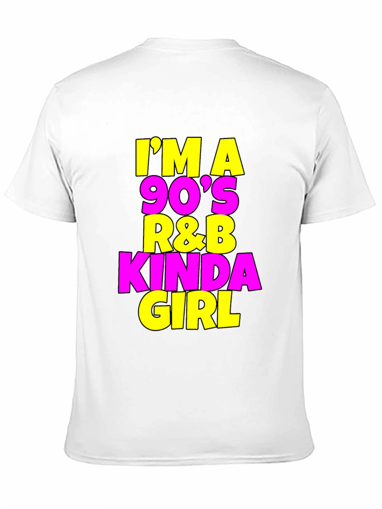 90s R&B Kinda Girl Black T-Shirt