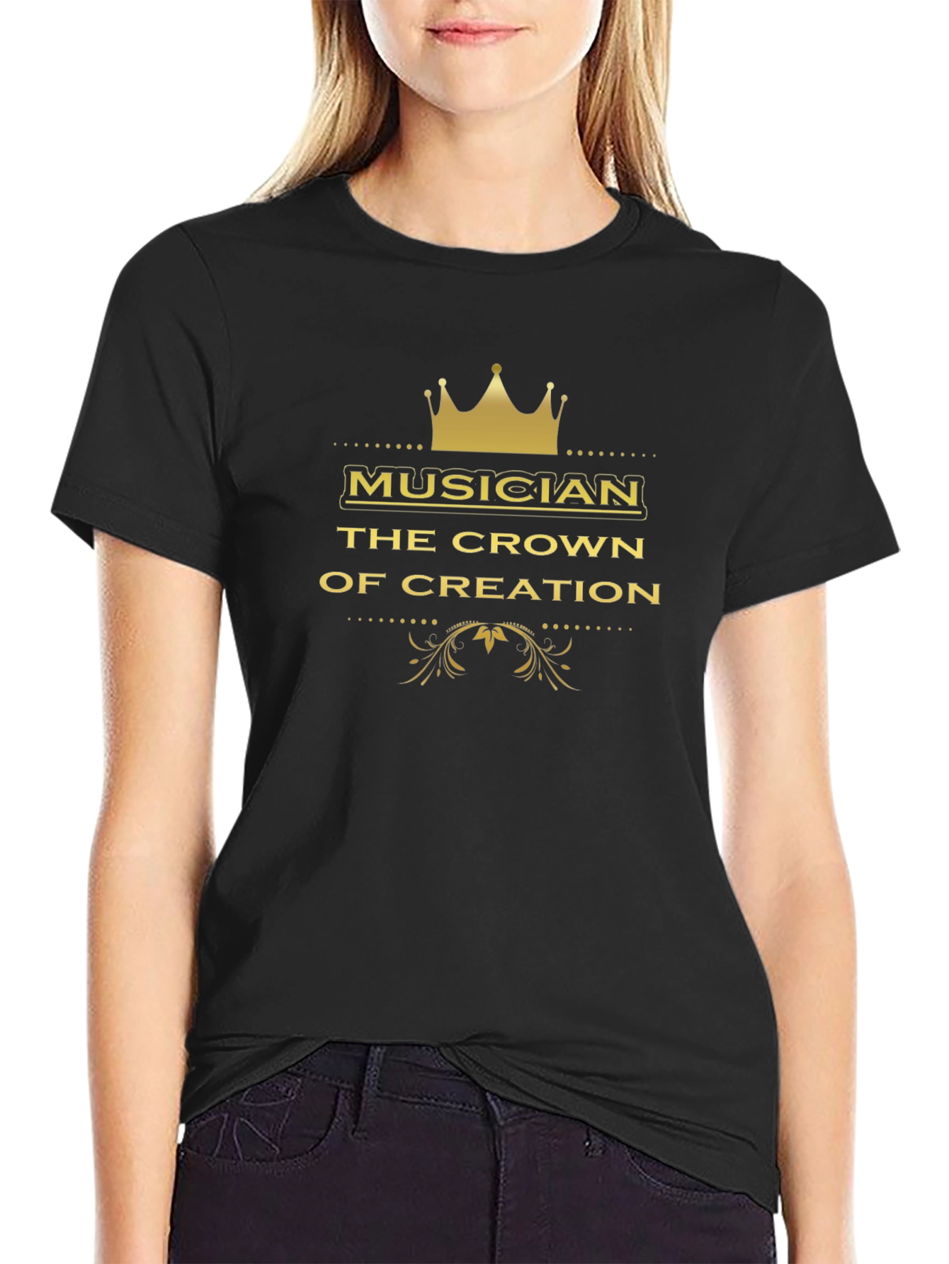 Musician - The Crown of Creation - Black T-Shirt