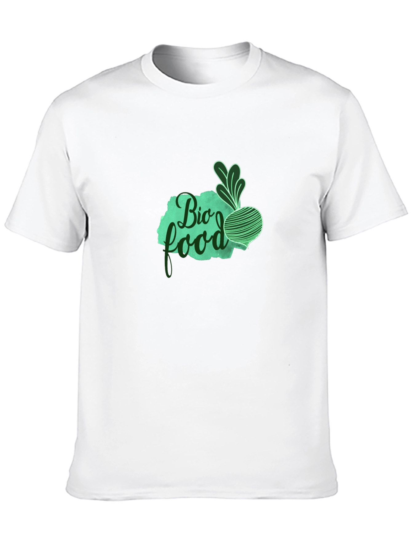 Bio Food Graphic Tee - Eco-Friendly Style