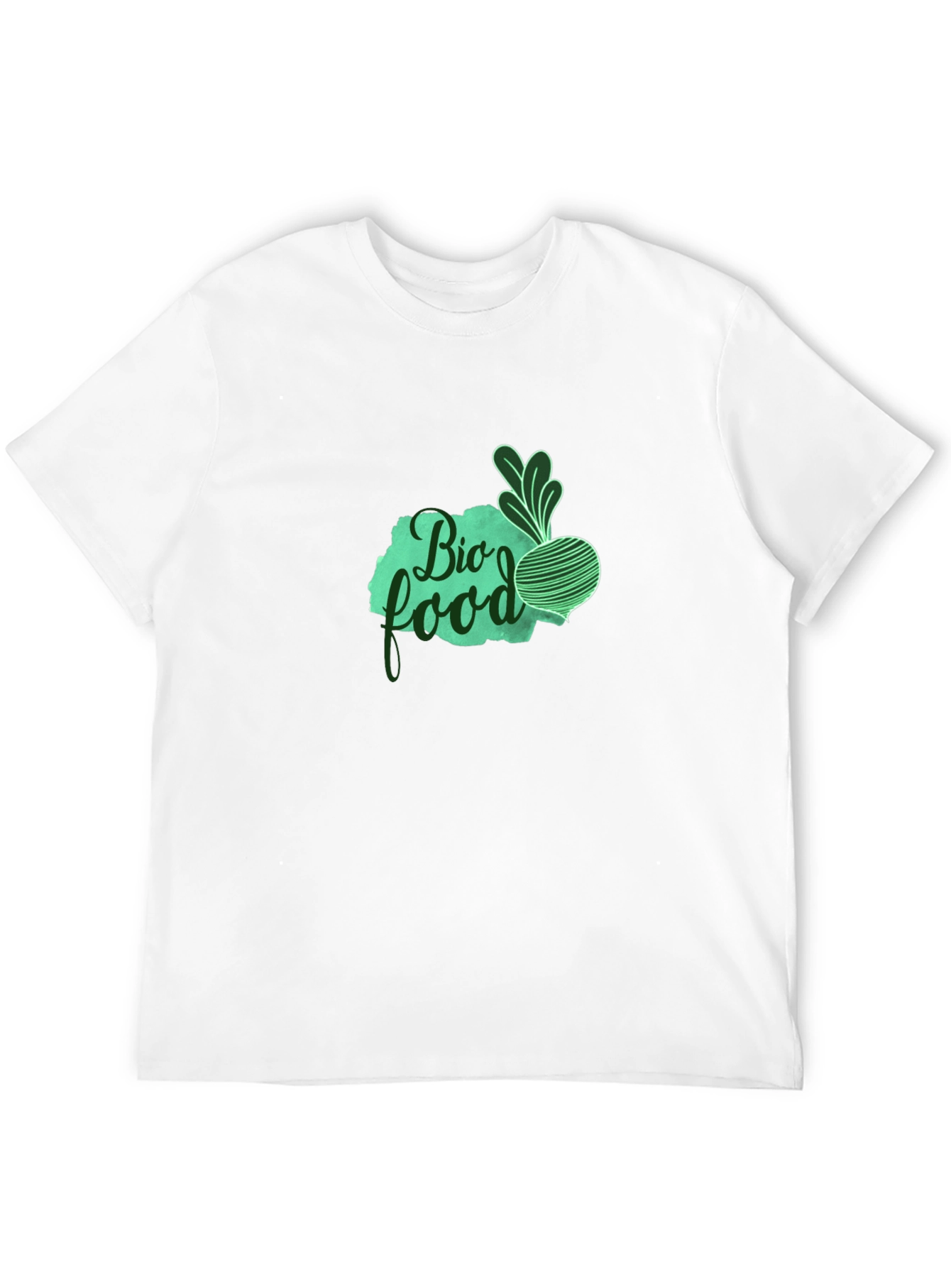Bio Food Graphic Tee - Eco-Friendly Style