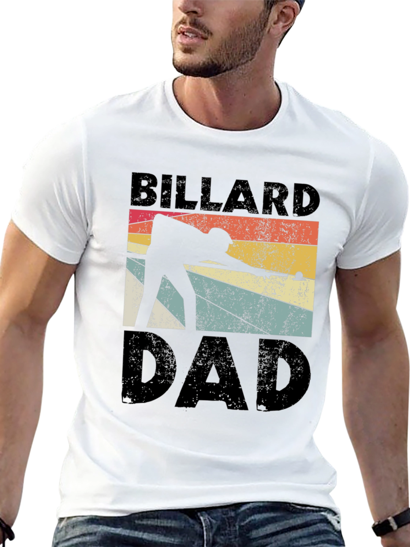 Billiard Dad Graphic T-Shirt - Retro Style