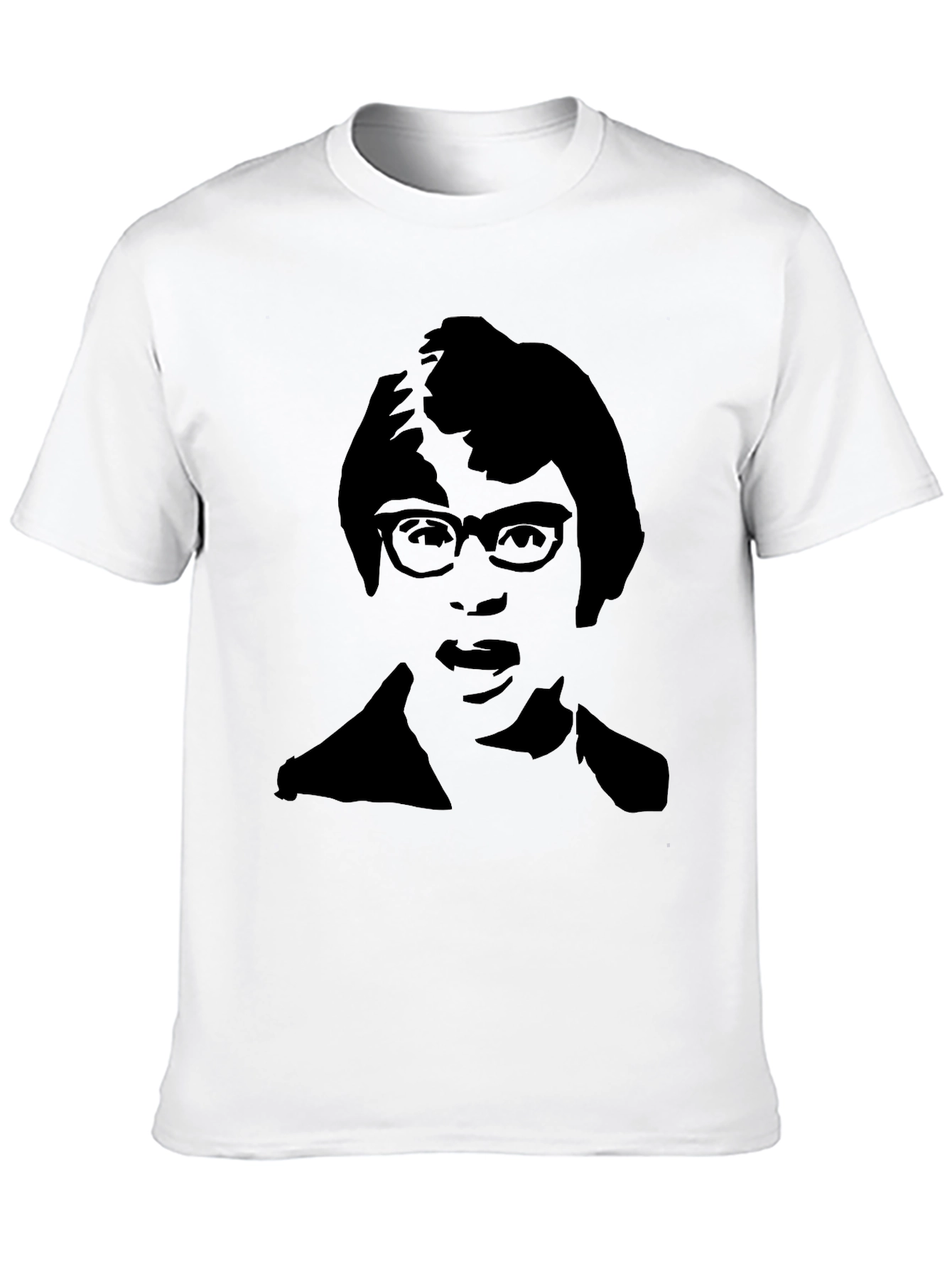 Black Austin Powers Silhouette Graphic Tee