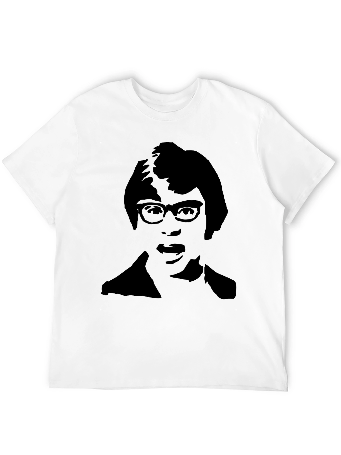 Black Austin Powers Silhouette Graphic Tee