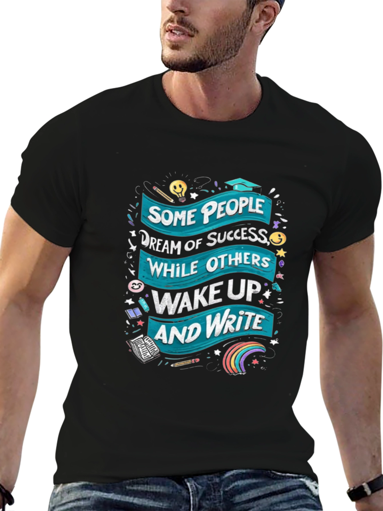 Motivational Writers T-Shirt - Dream of Success