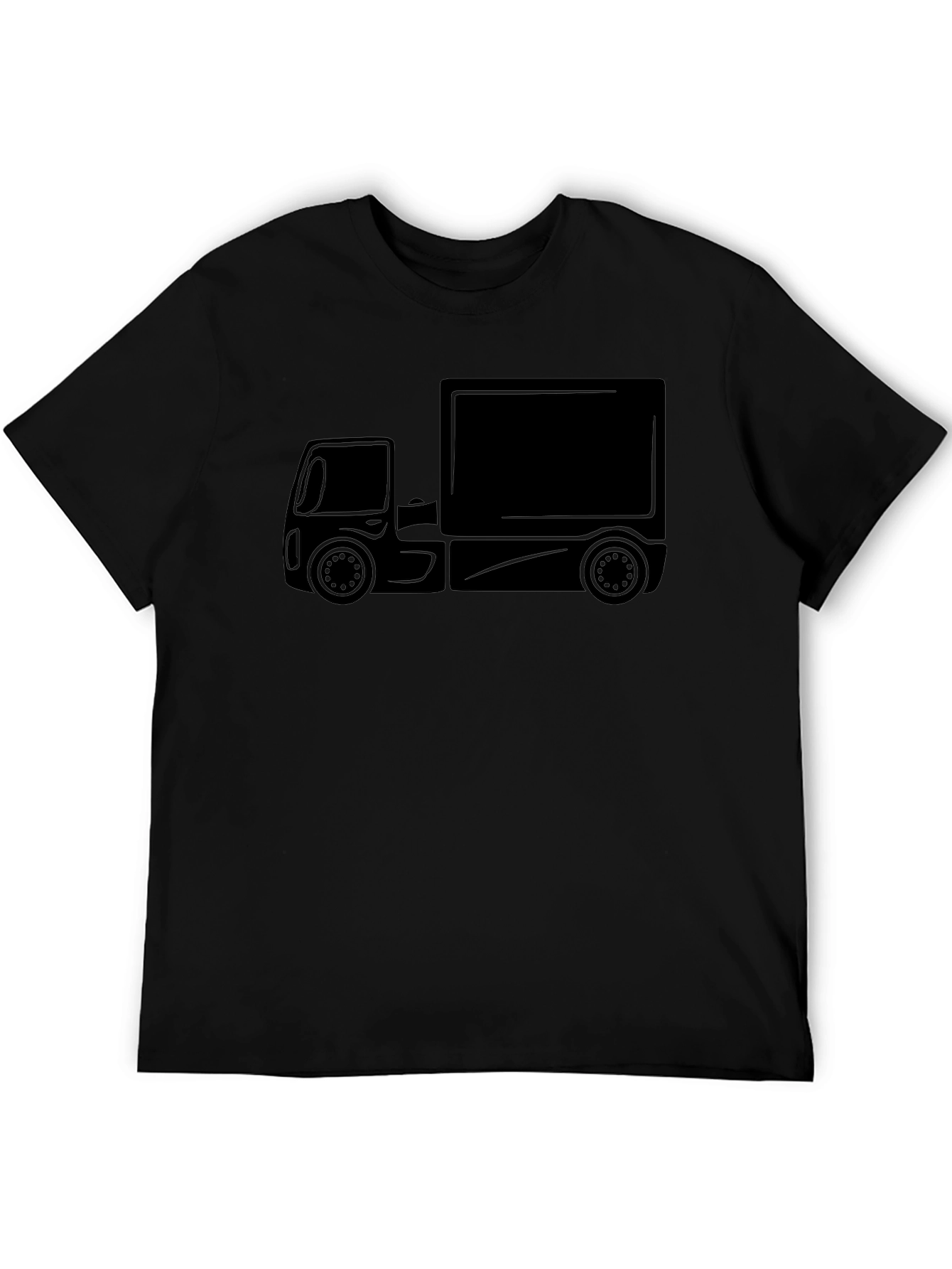 Black Truck Graphic Tee - Classic Design