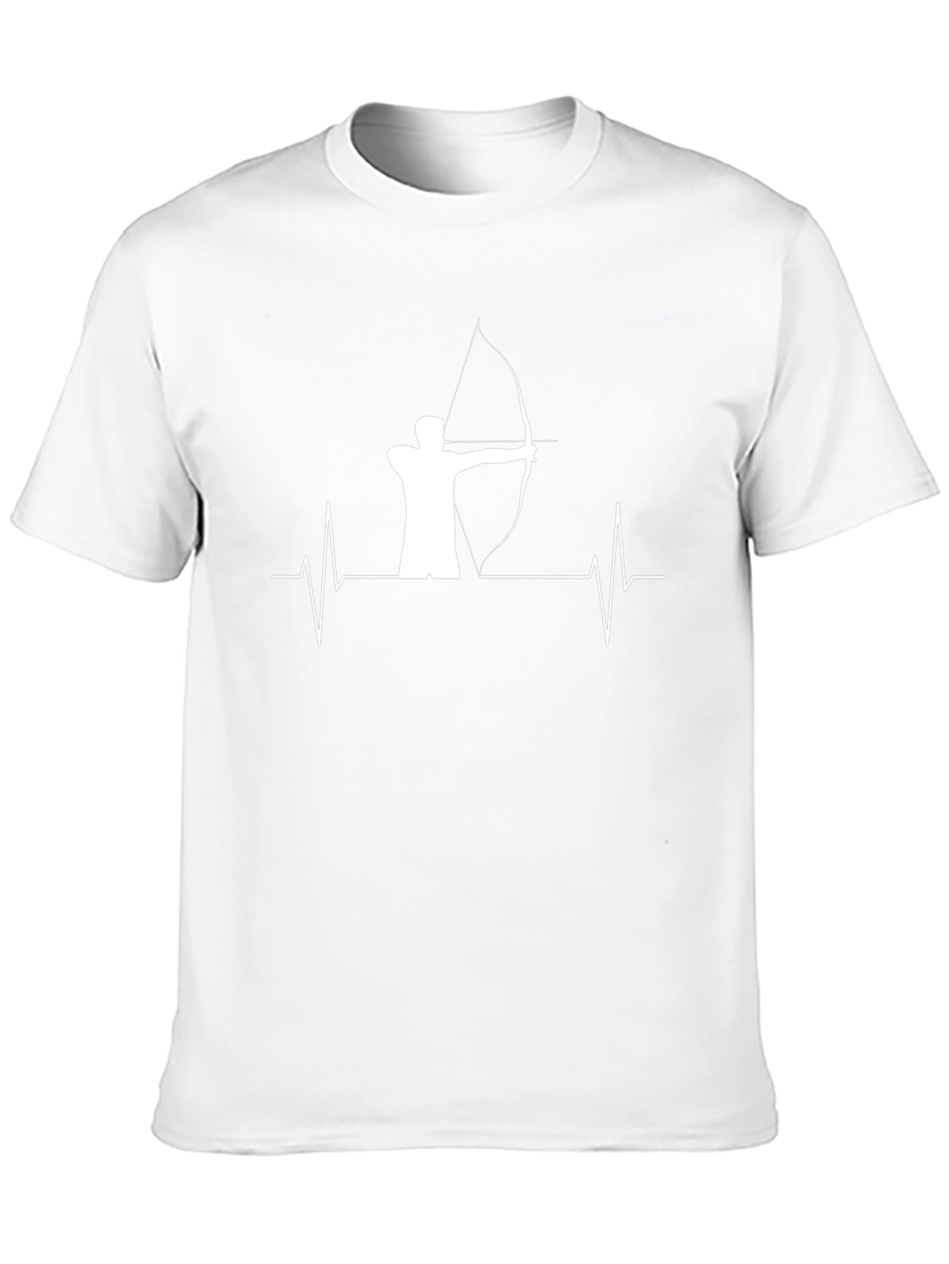Archery Heartbeat Graphic Tee - Black