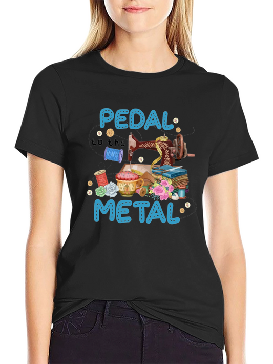 Pedal to the Metal Sewing T-Shirt