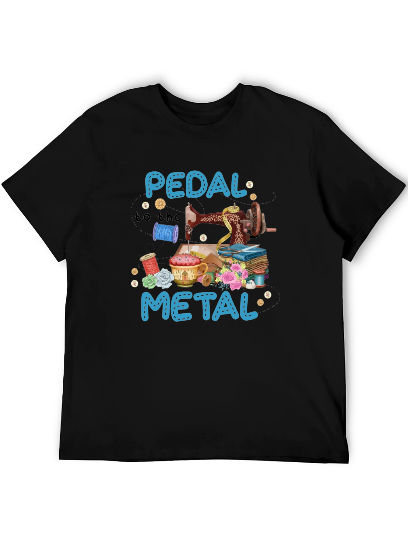 Pedal to the Metal Sewing T-Shirt