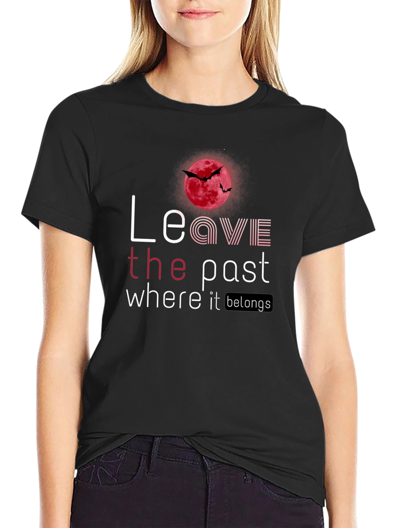 Leave the Past Graphic Tee - Unique Design