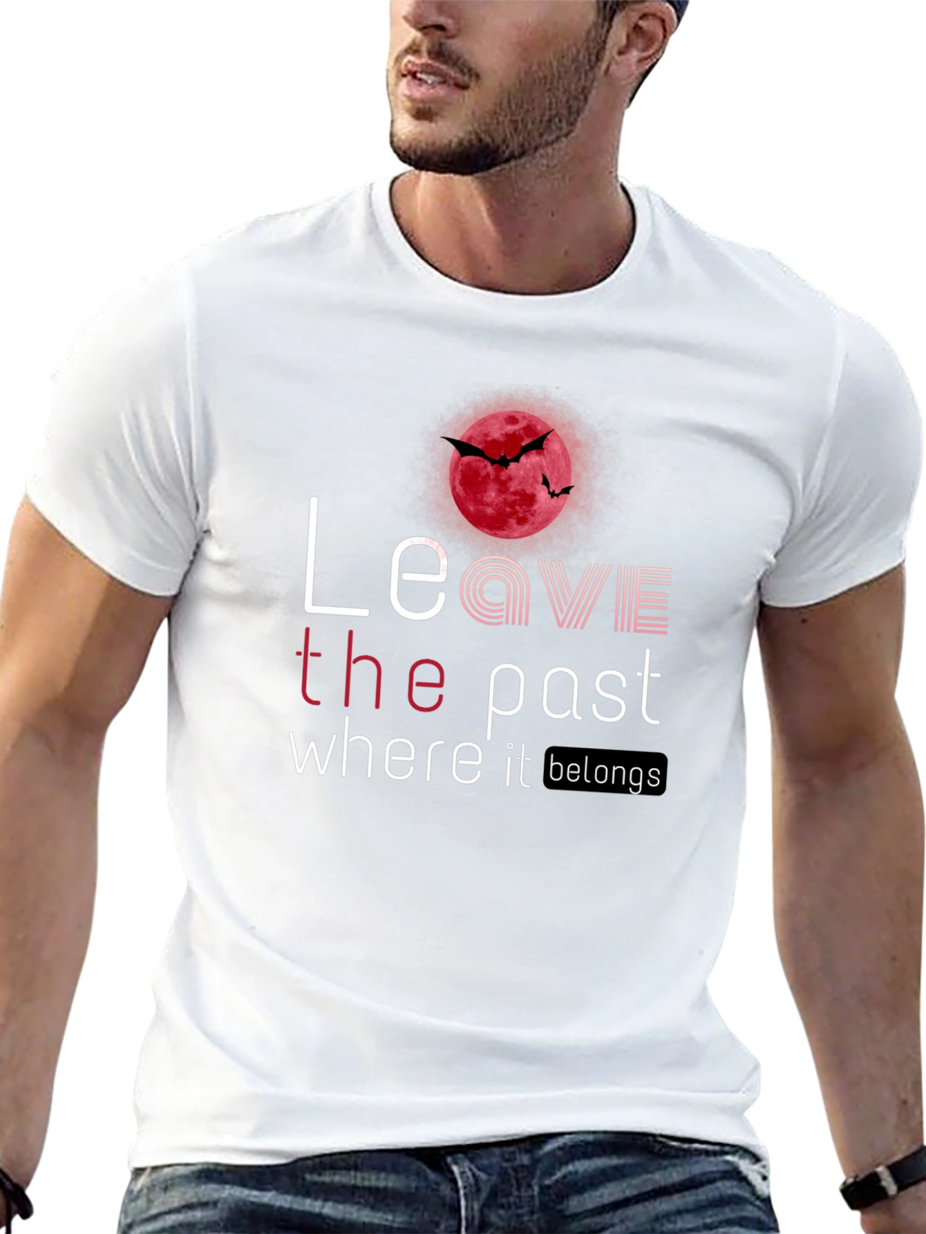 Leave the Past Graphic Tee - Unique Design