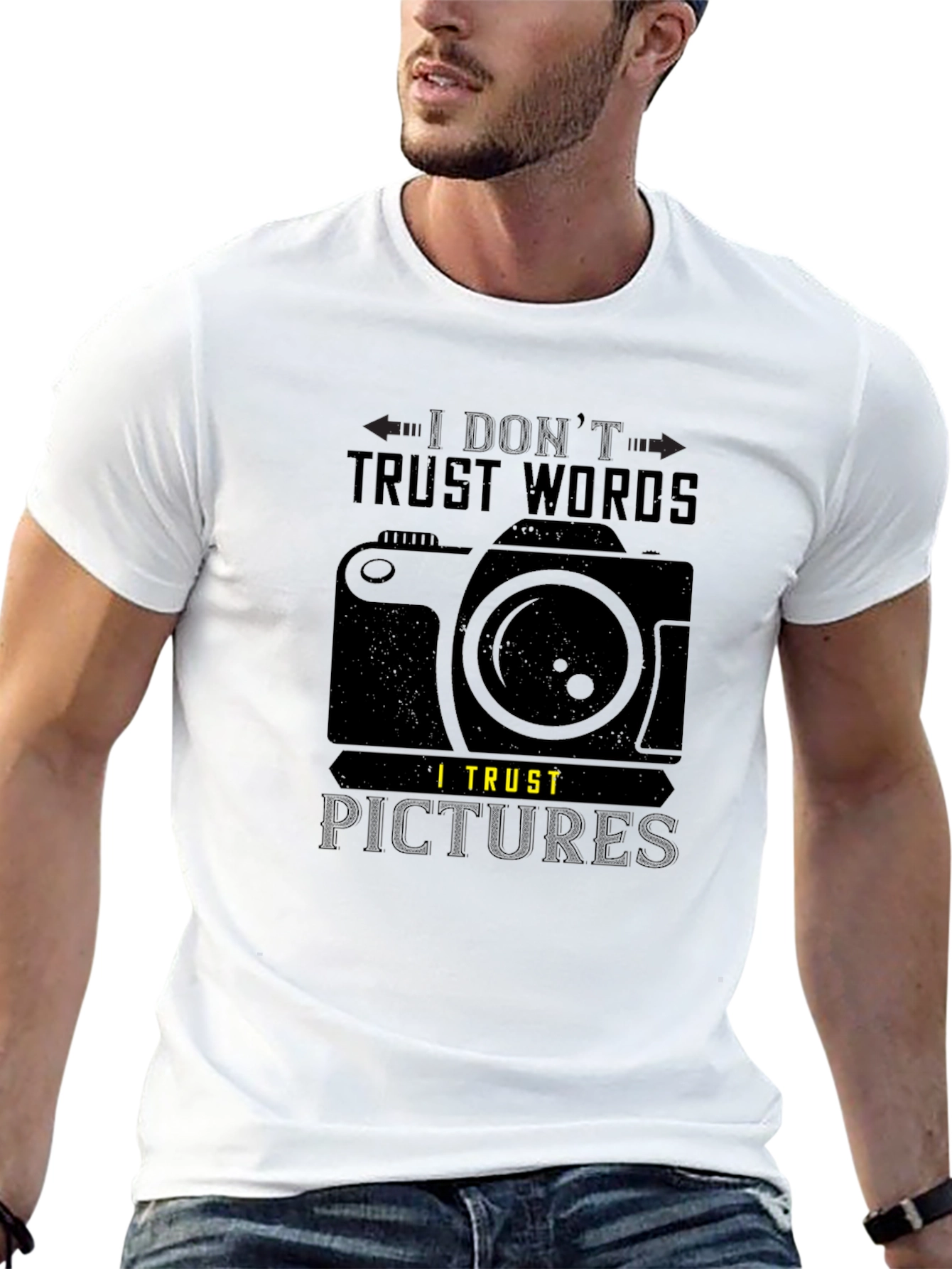 I Trust Pictures Mens Graphic T-Shirt
