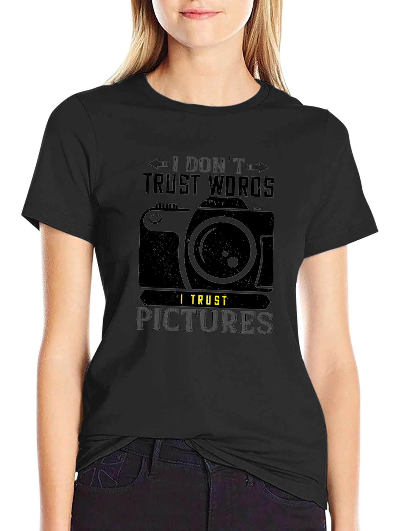 I Trust Pictures Mens Graphic T-Shirt