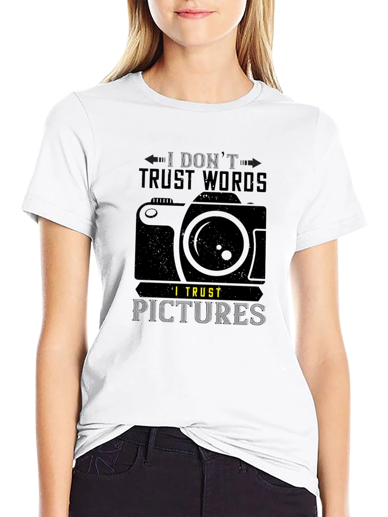 I Trust Pictures Mens Graphic T-Shirt