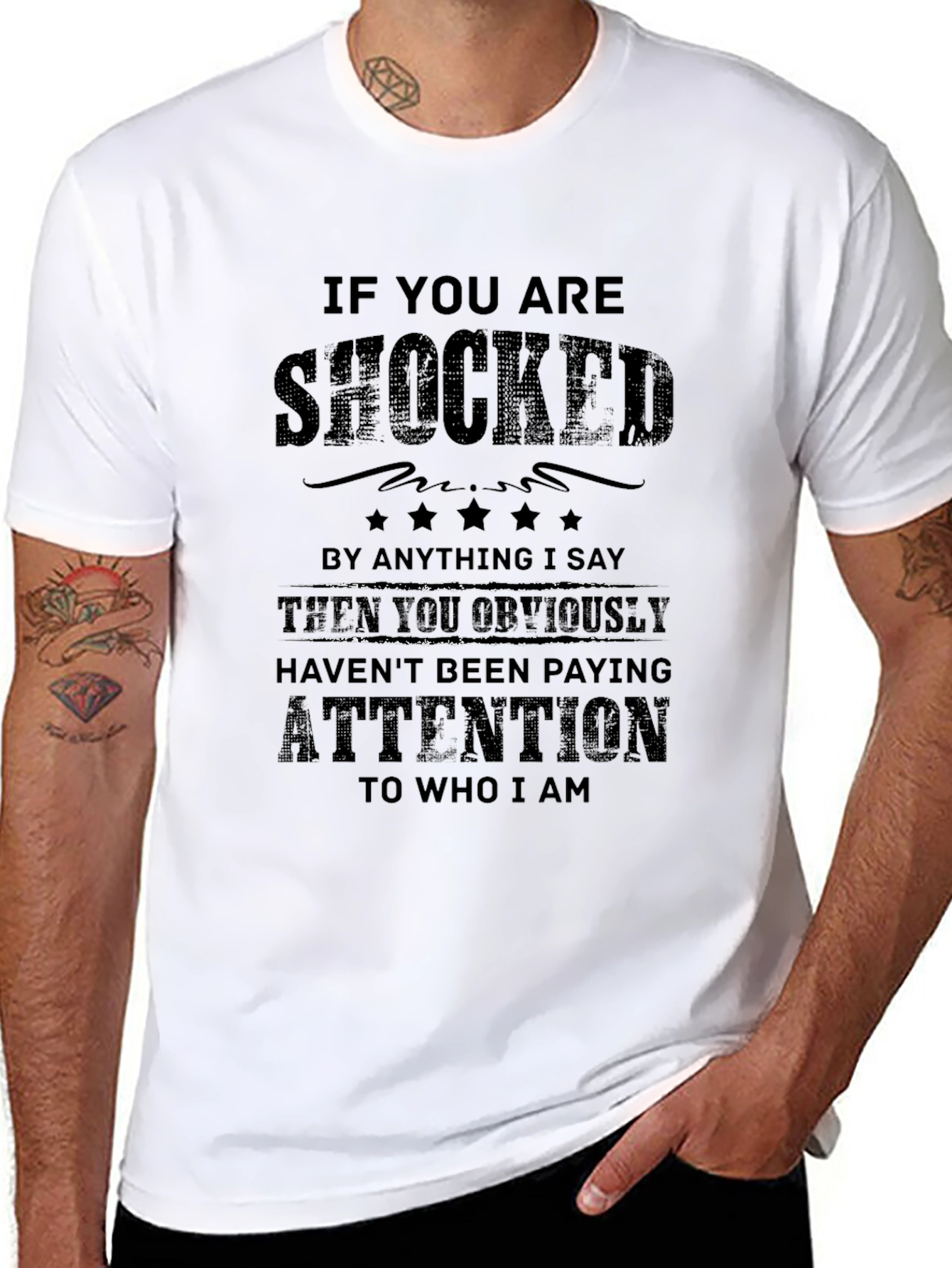 Shocked? Funny Statement T-Shirt