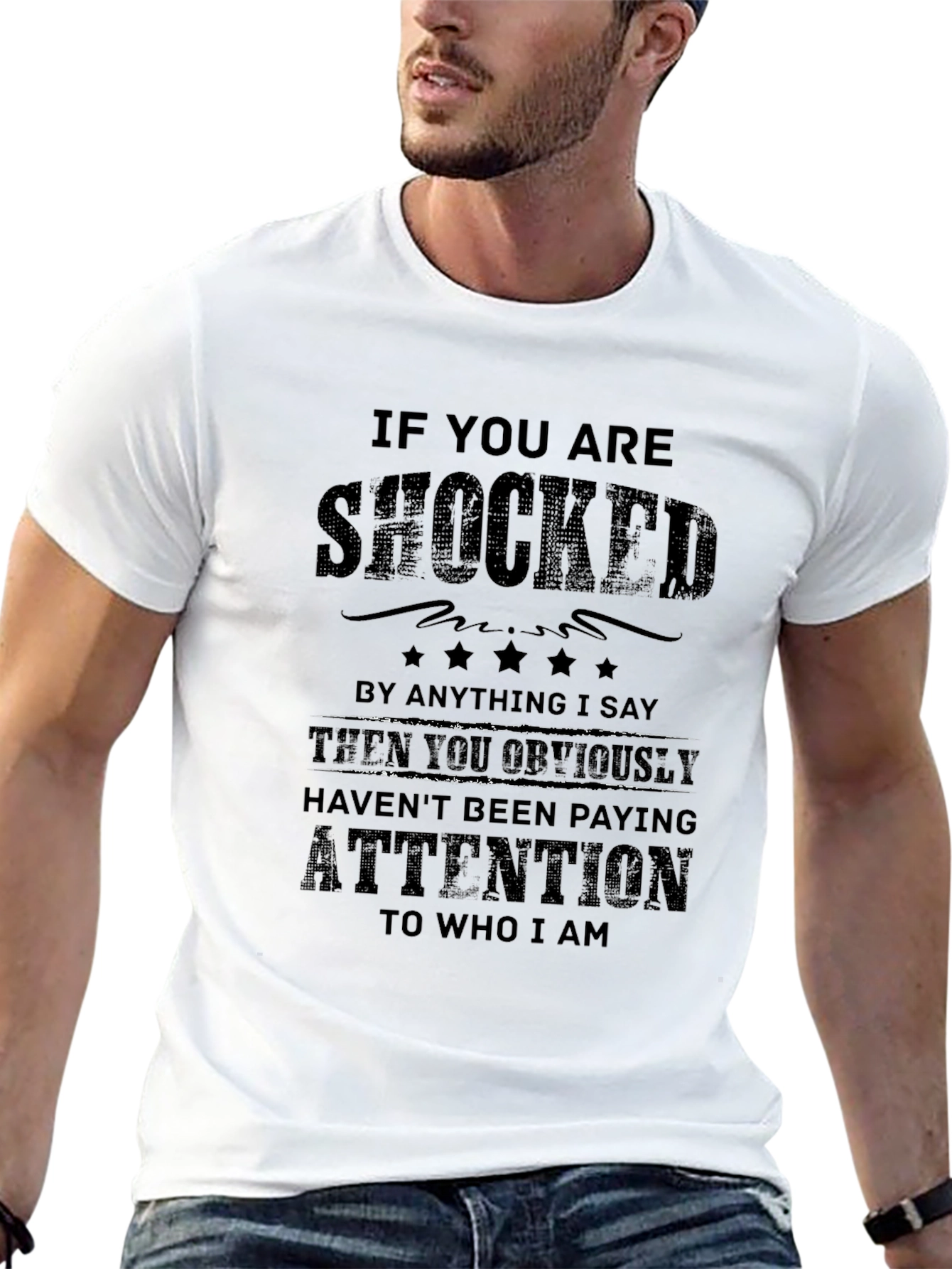 Shocked? Funny Statement T-Shirt