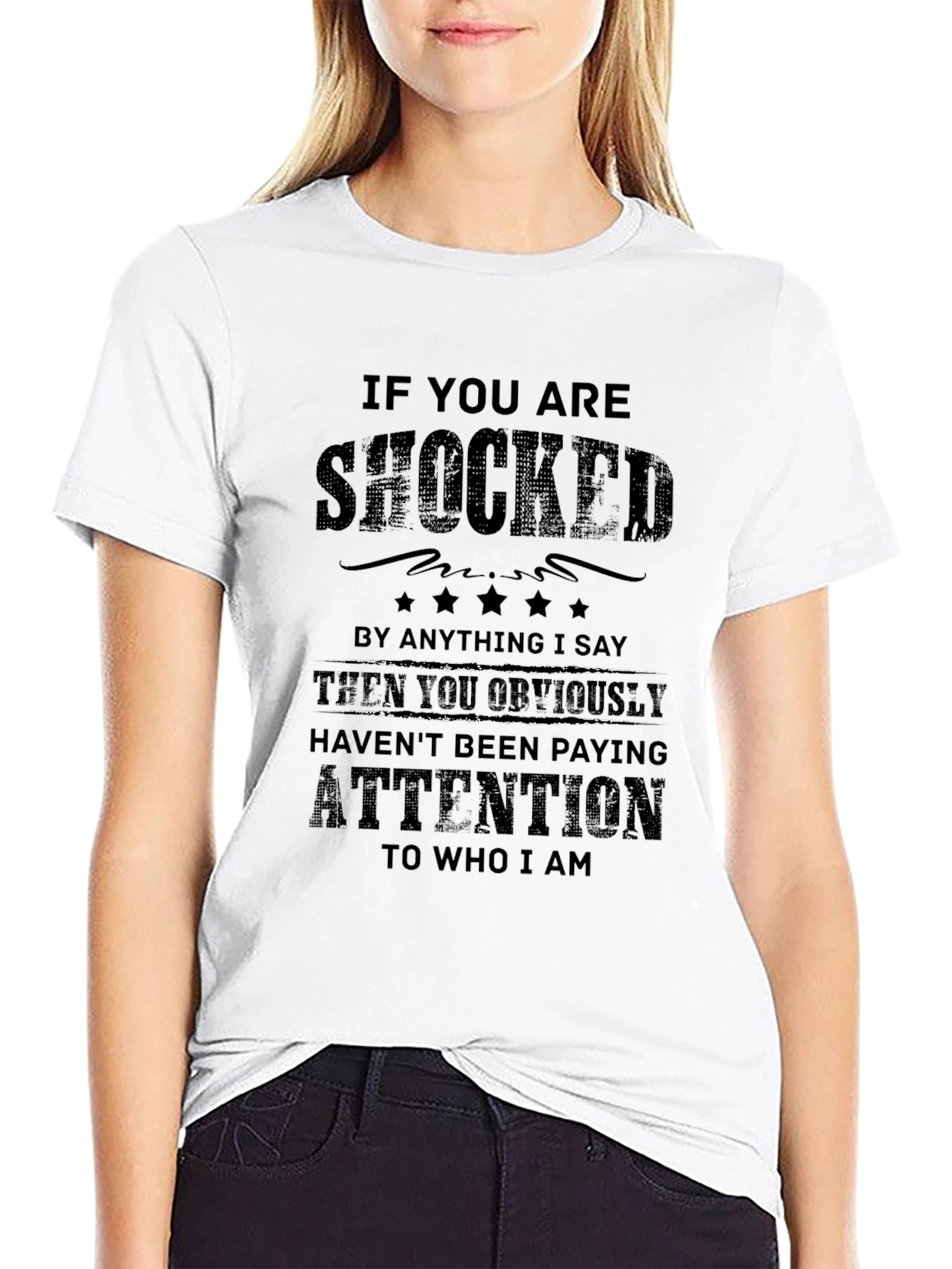 Shocked? Funny Statement T-Shirt