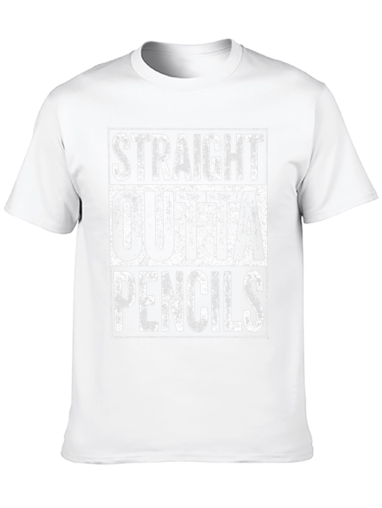 Straight Outta Pencils Graphic T-Shirt