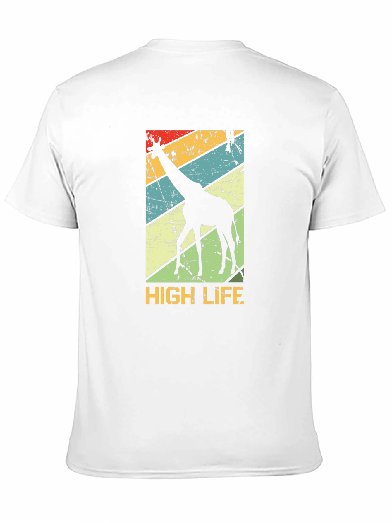 Retro Giraffe High Life Graphic Tee