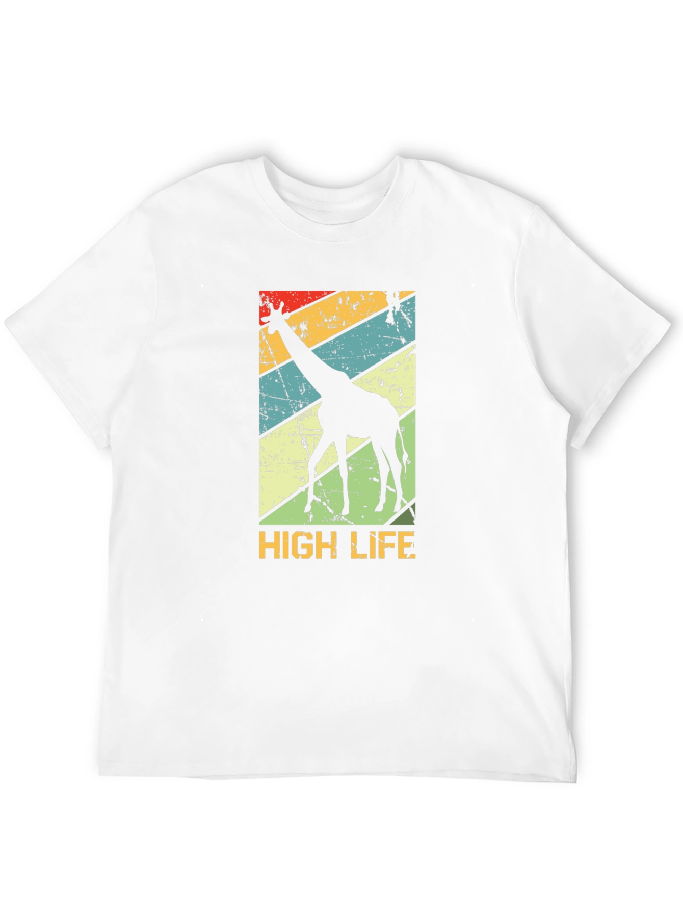 Retro Giraffe High Life Graphic Tee