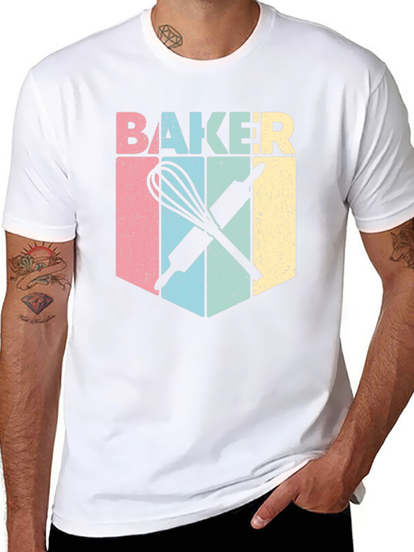 Baker T-Shirt - Retro Baking Design Tee