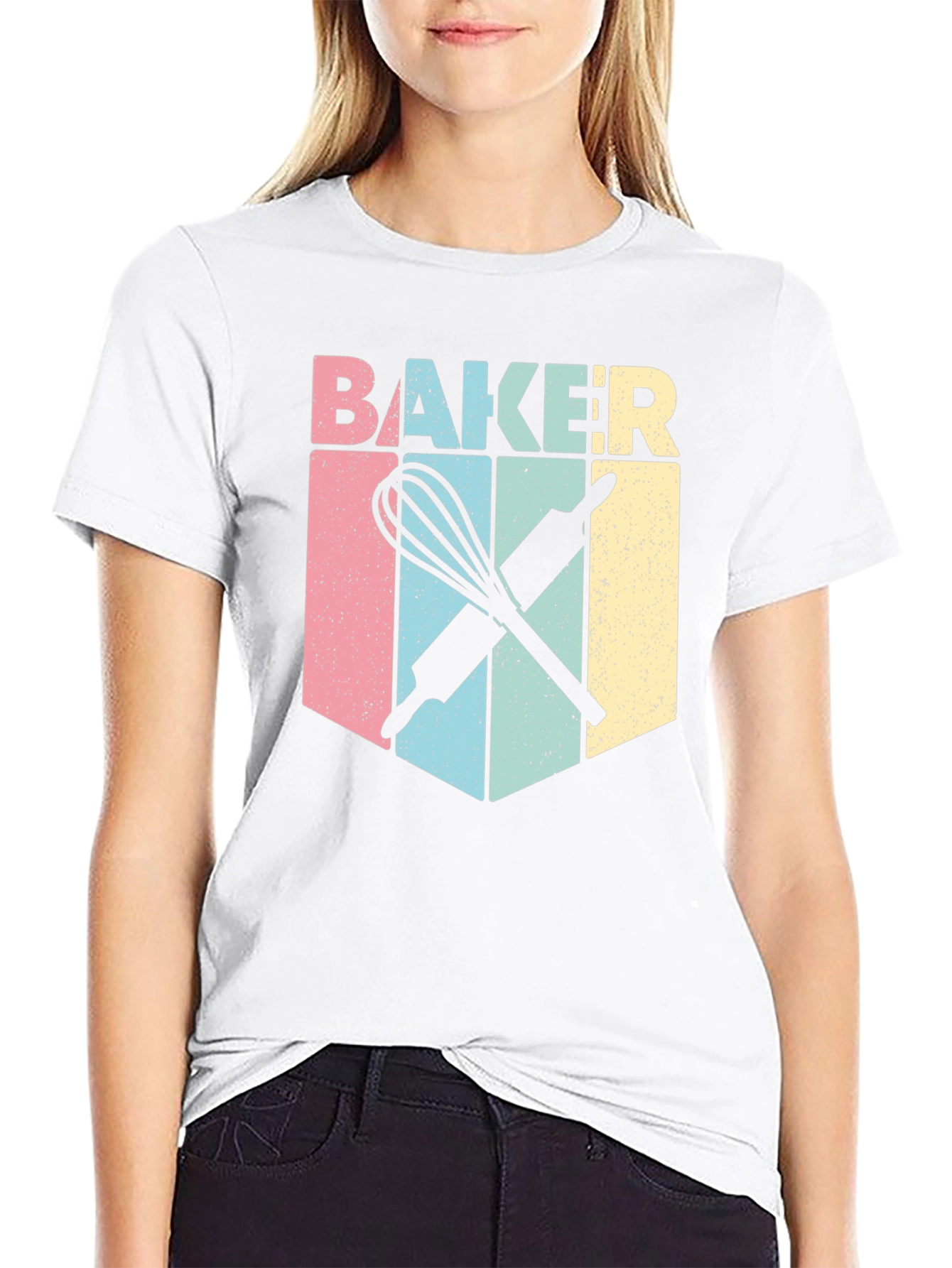 Baker T-Shirt - Retro Baking Design Tee