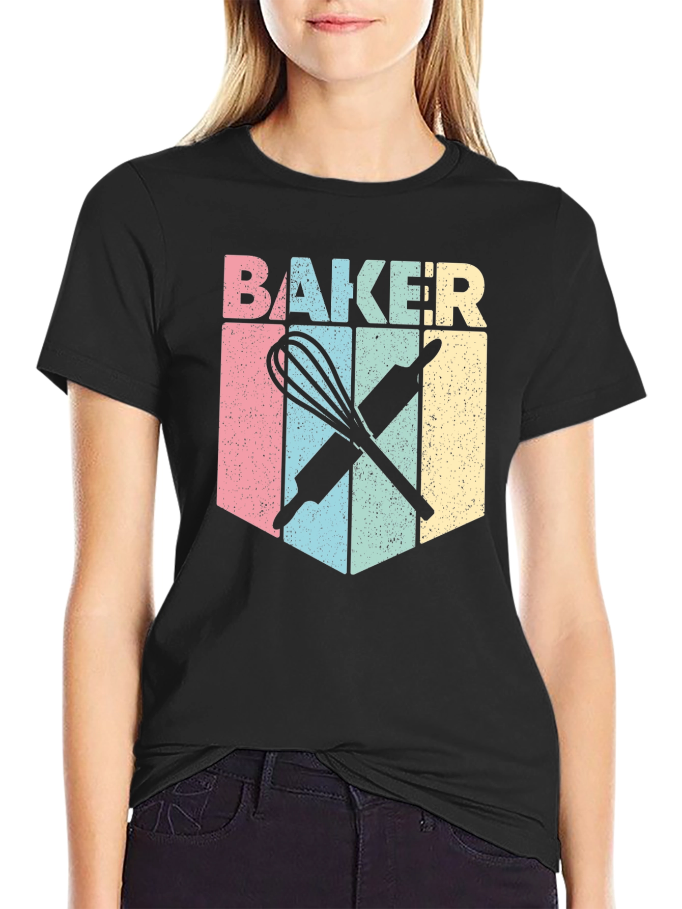 Baker T-Shirt - Retro Baking Design Tee
