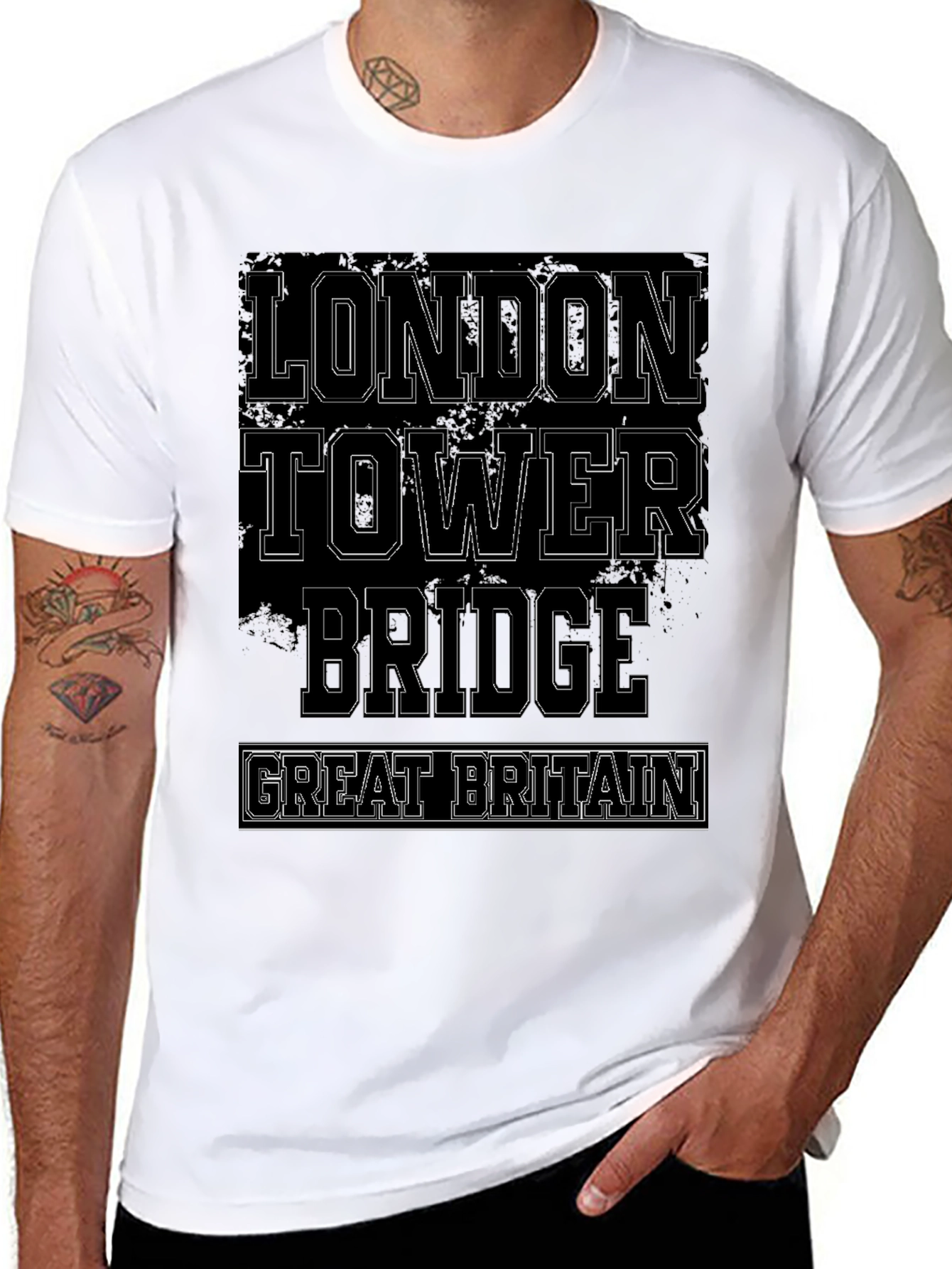 London Tower Bridge T-Shirt - Great Britain Souvenir
