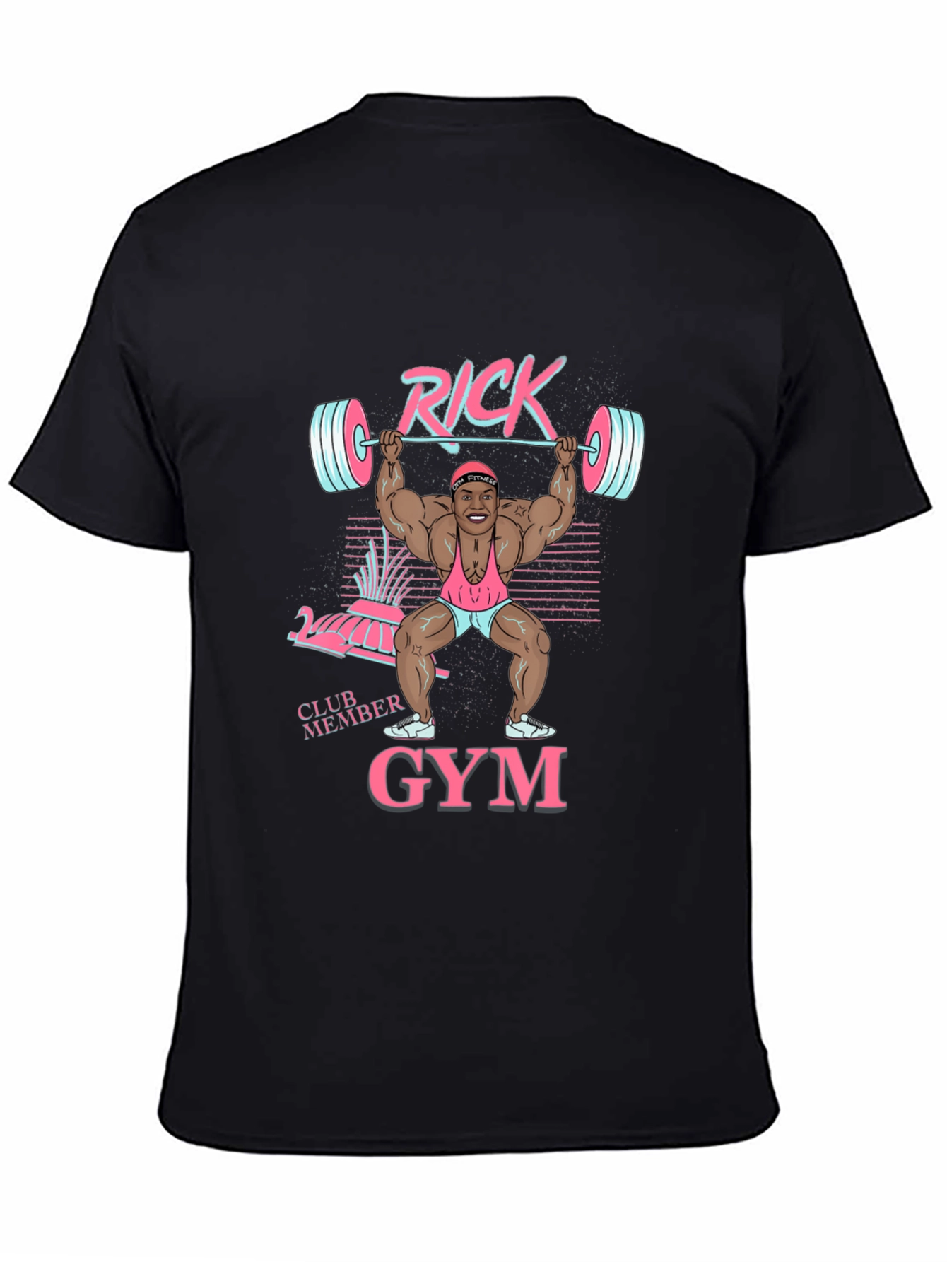 Rick Gym Club Member Graphic T-Shirt