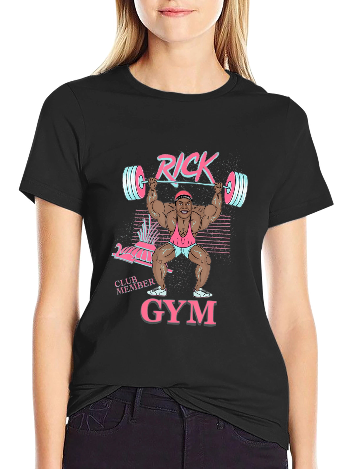 Rick Gym Club Member Graphic T-Shirt