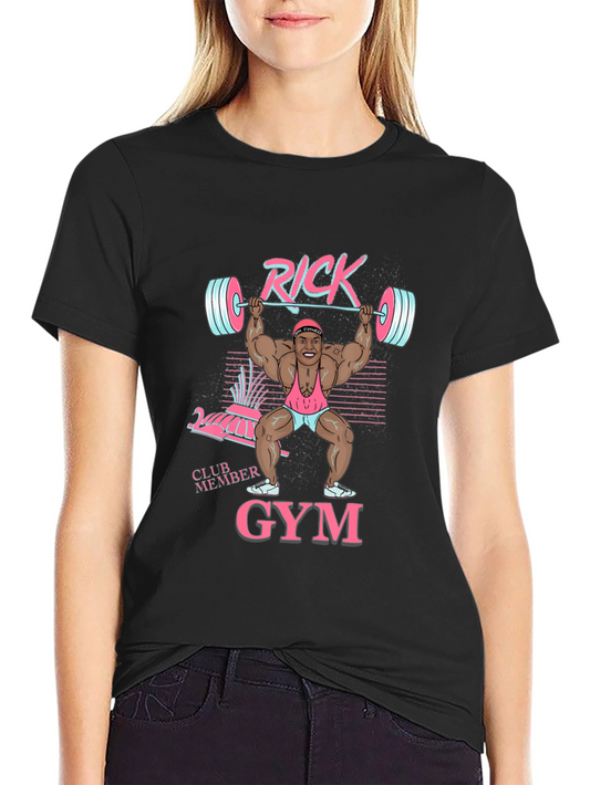 Rick Gym Club Member Graphic T-Shirt