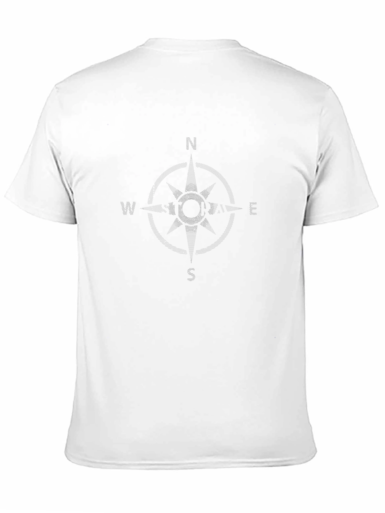 Compass Rose Graphic T-Shirt - Classic Black