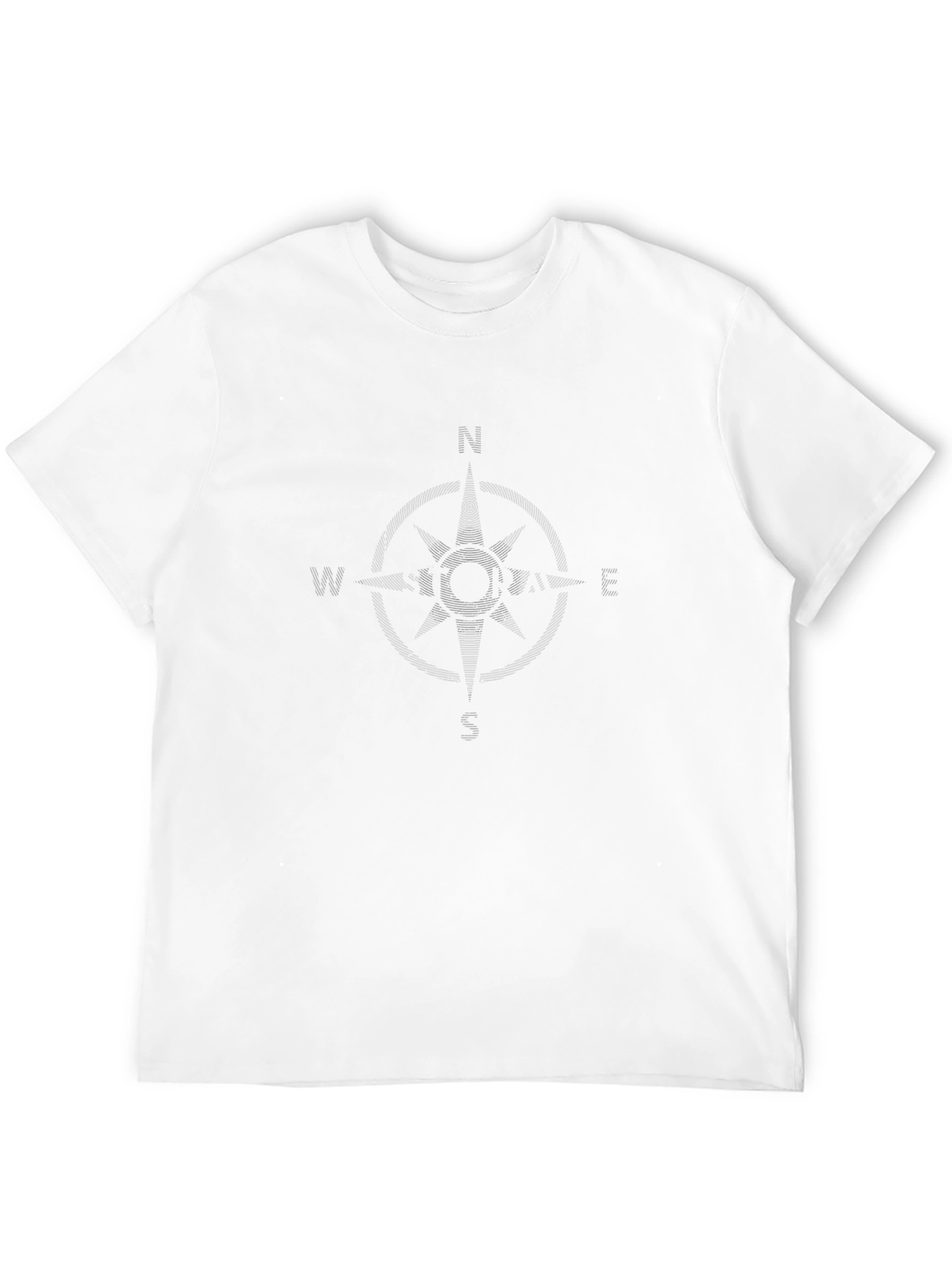 Compass Rose Graphic T-Shirt - Classic Black