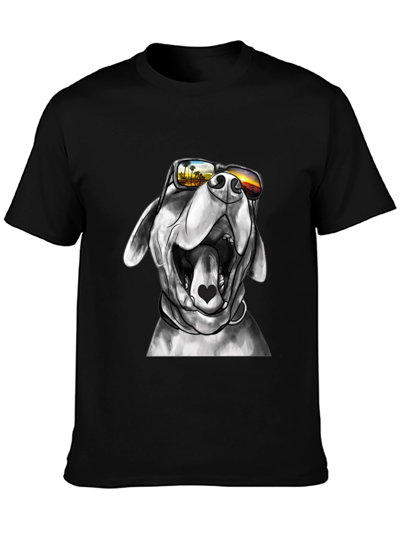 Cool Dog T-Shirt - Sunset Shades