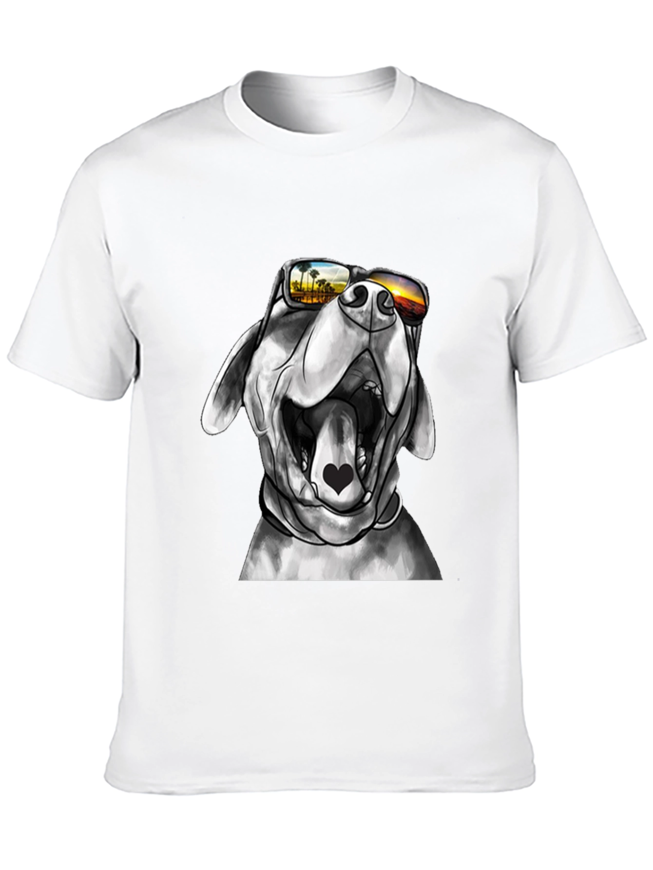 Cool Dog T-Shirt - Sunset Shades