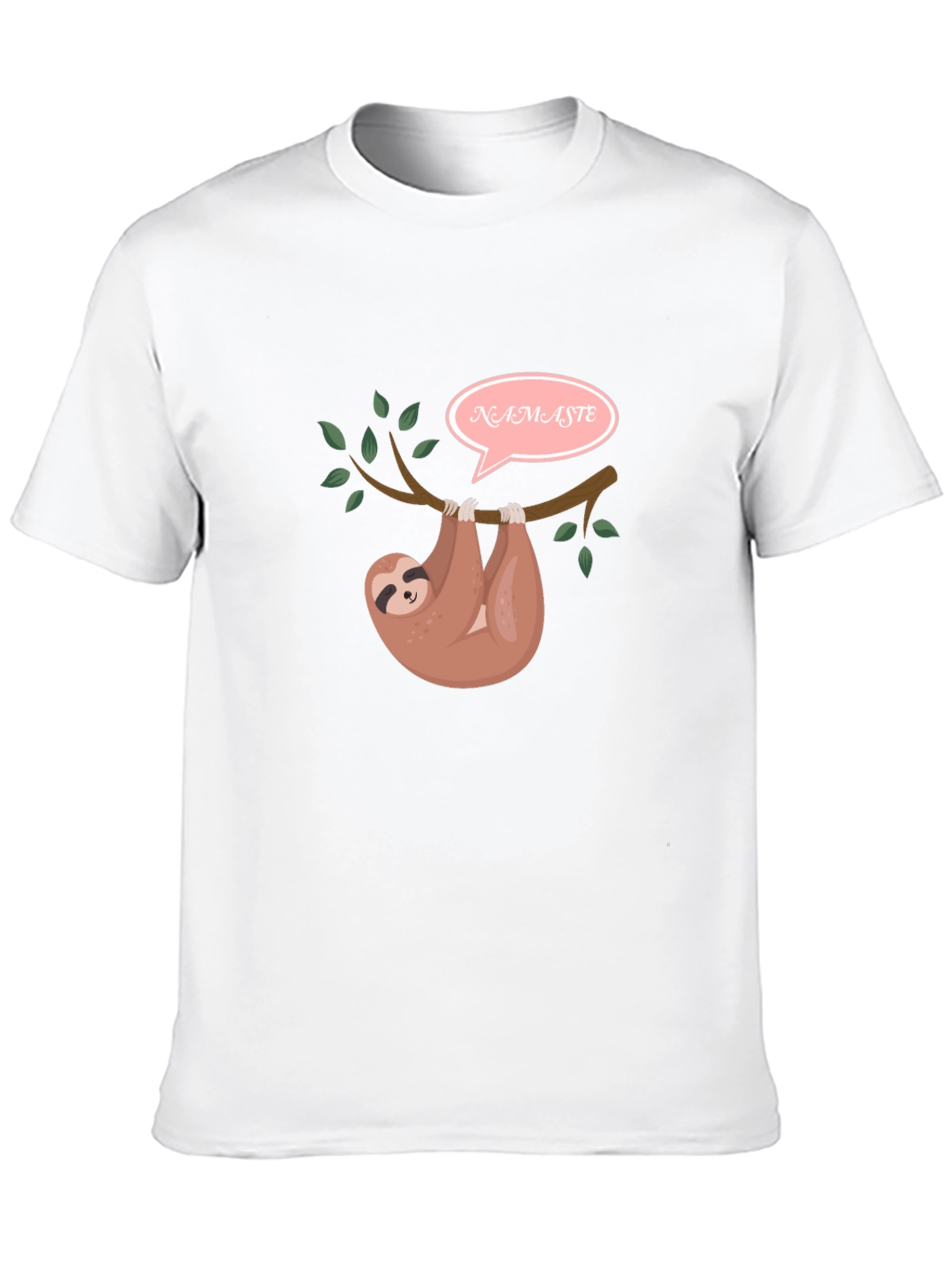 Sloth Namaste Graphic T-Shirt