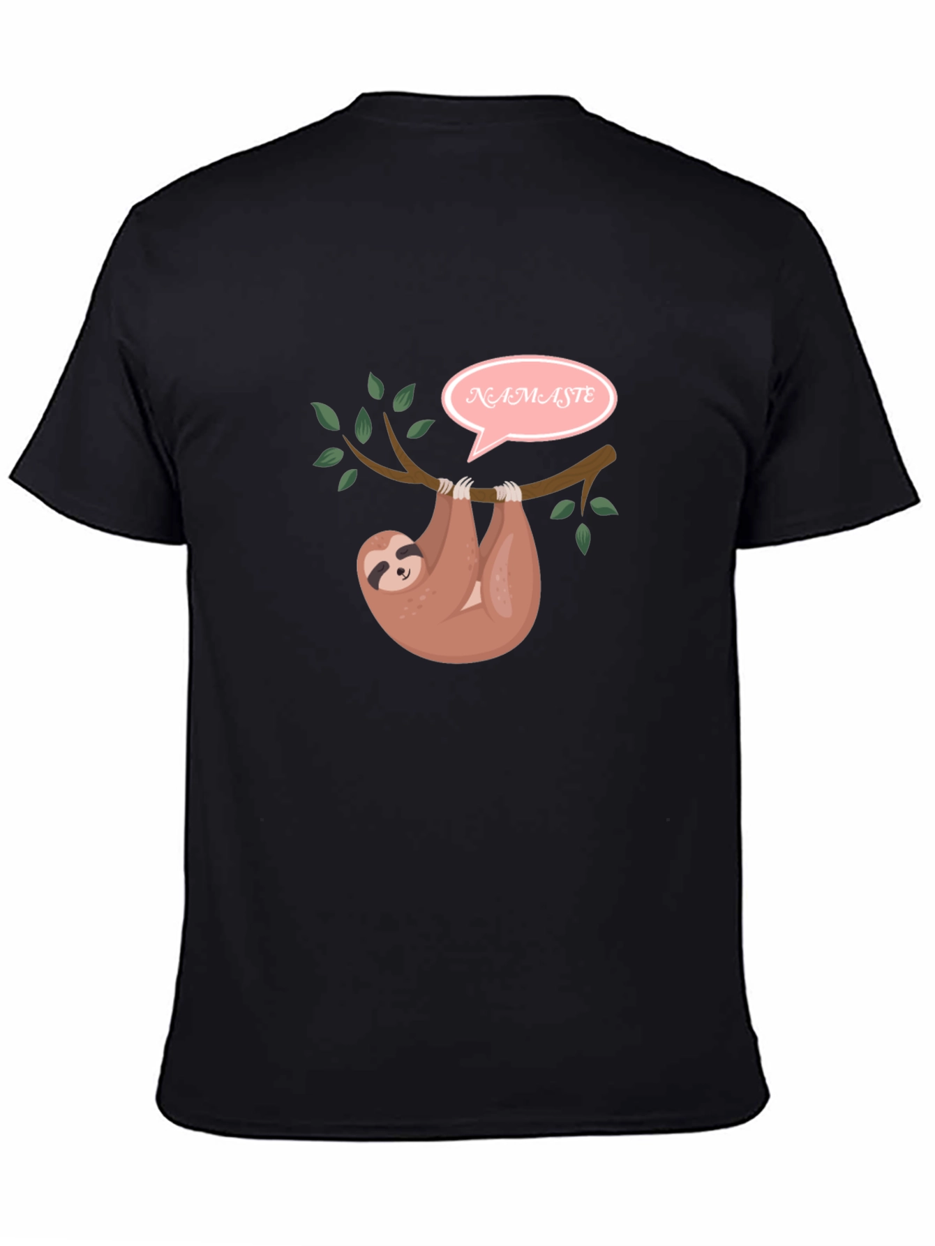 Sloth Namaste Graphic T-Shirt