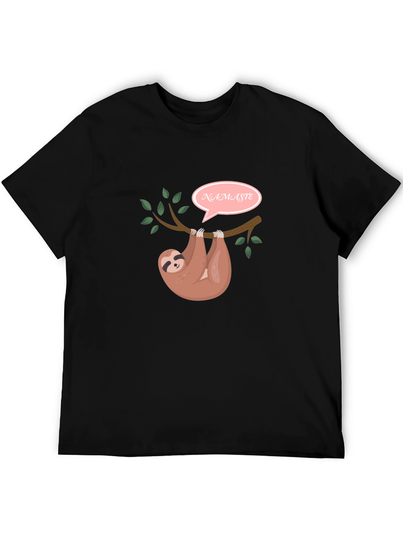 Sloth Namaste Graphic T-Shirt