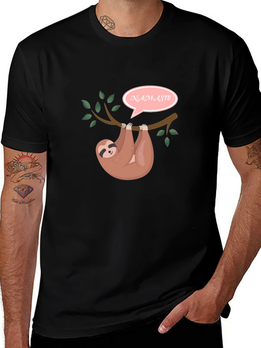 Sloth Namaste Graphic T-Shirt
