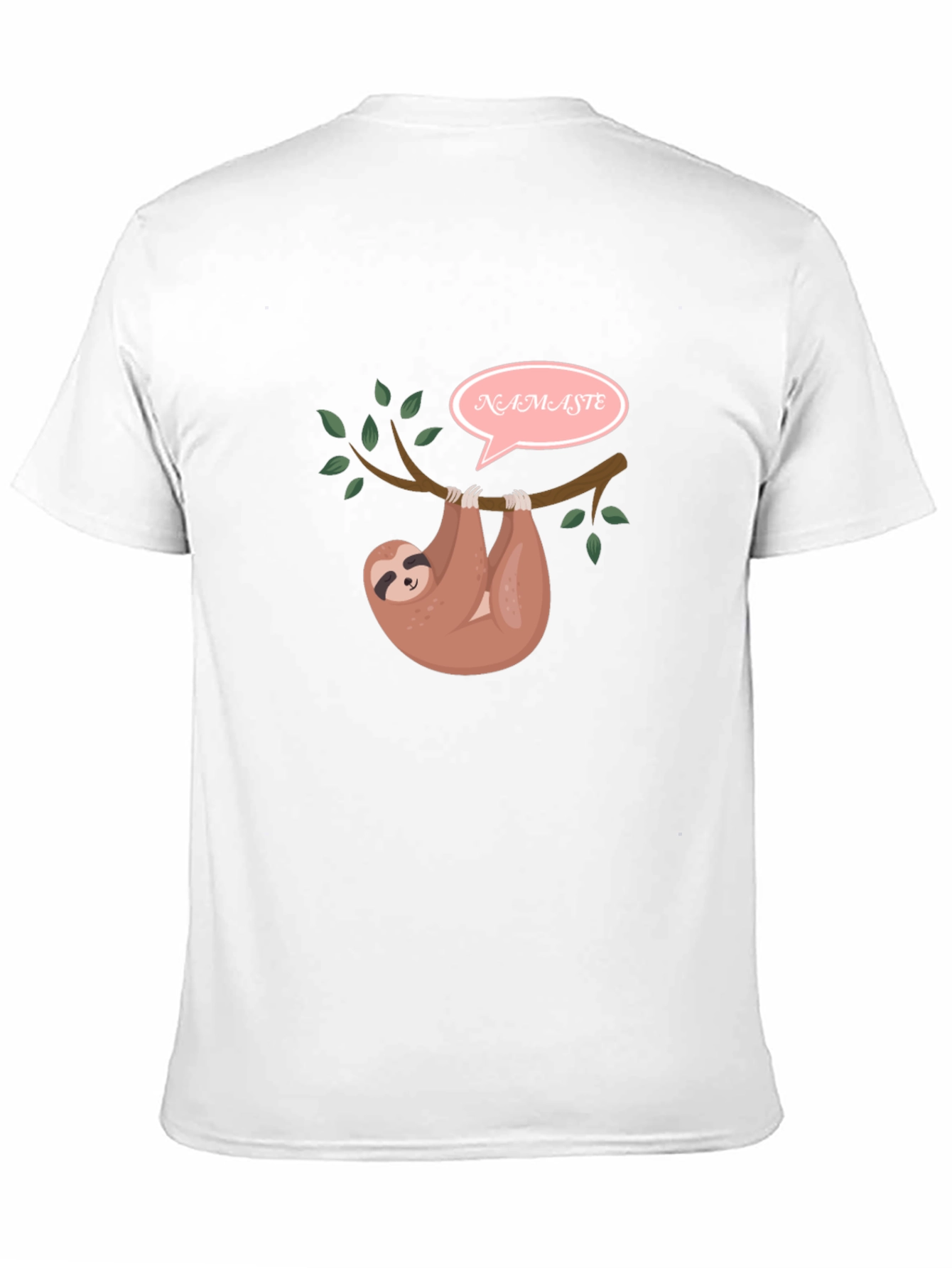 Sloth Namaste Graphic T-Shirt