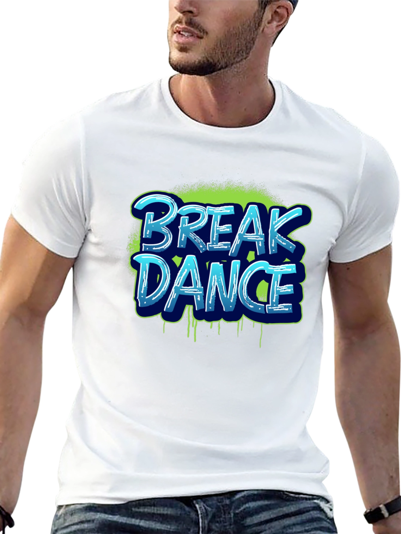 Break Dance Graphic Tee - Urban Style