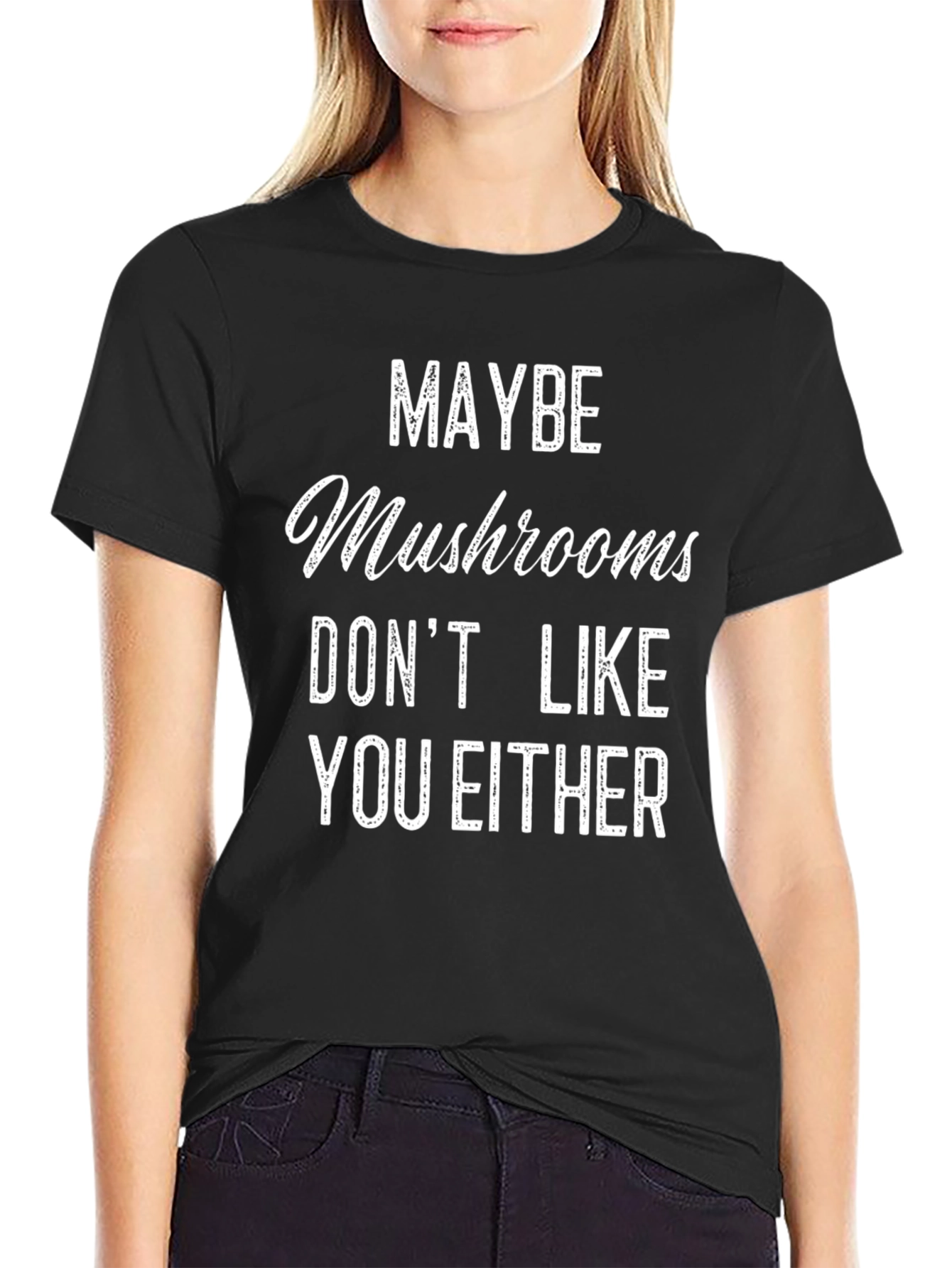 Funny Mushroom Graphic Tee - Sarcastic Humor T-Shirt