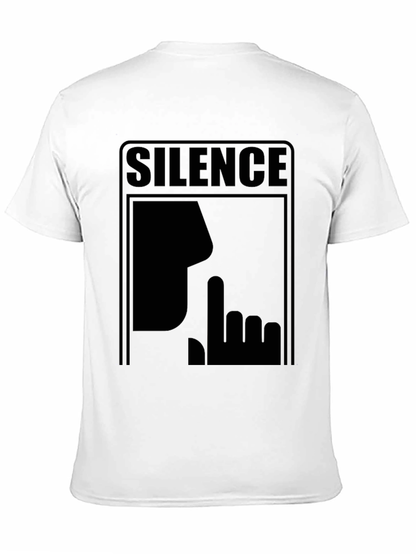 Silence Graphic Tee - Mens Black T-Shirt