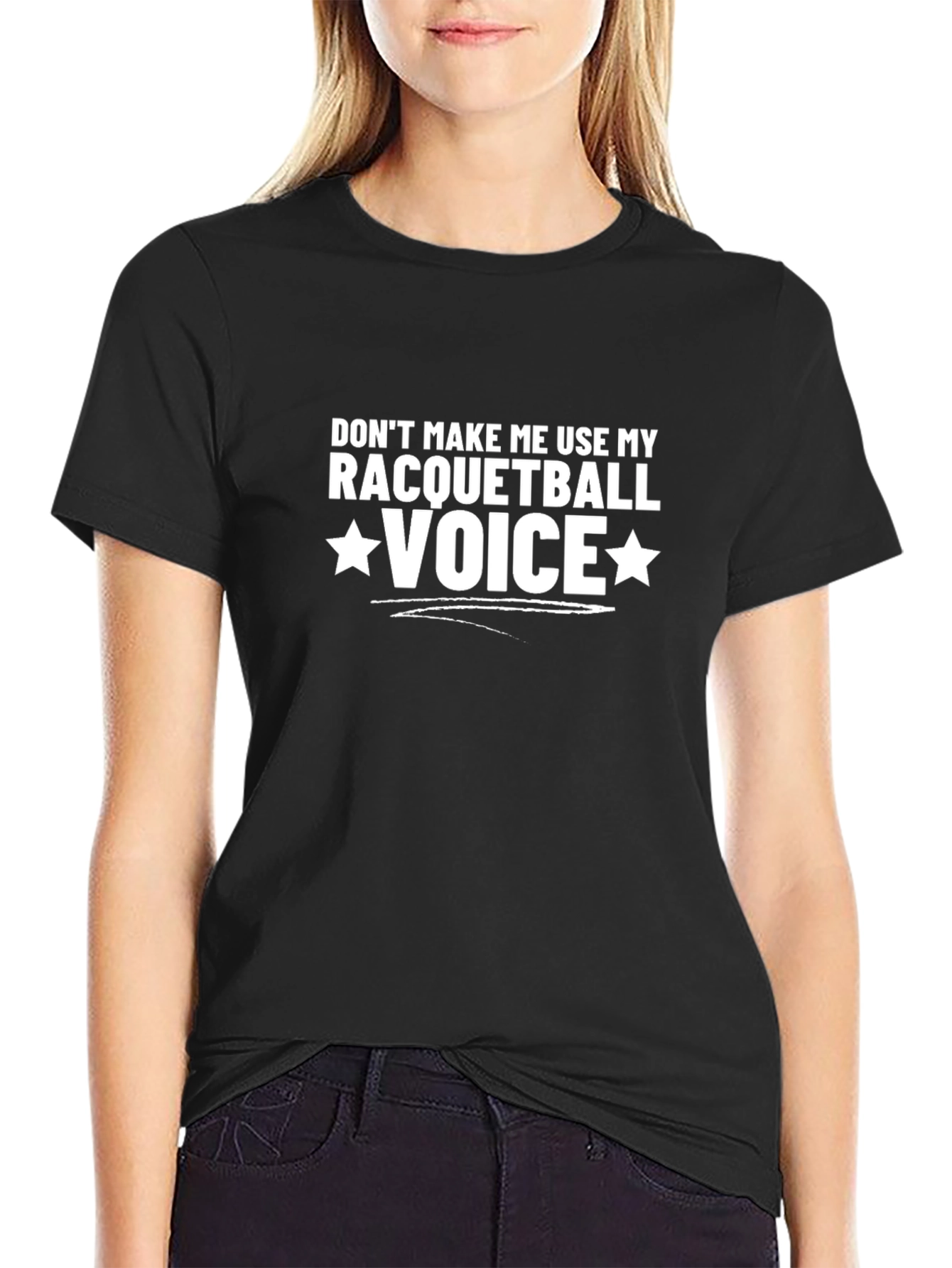 Racquetball Voice T-Shirt - Funny Graphic Tee