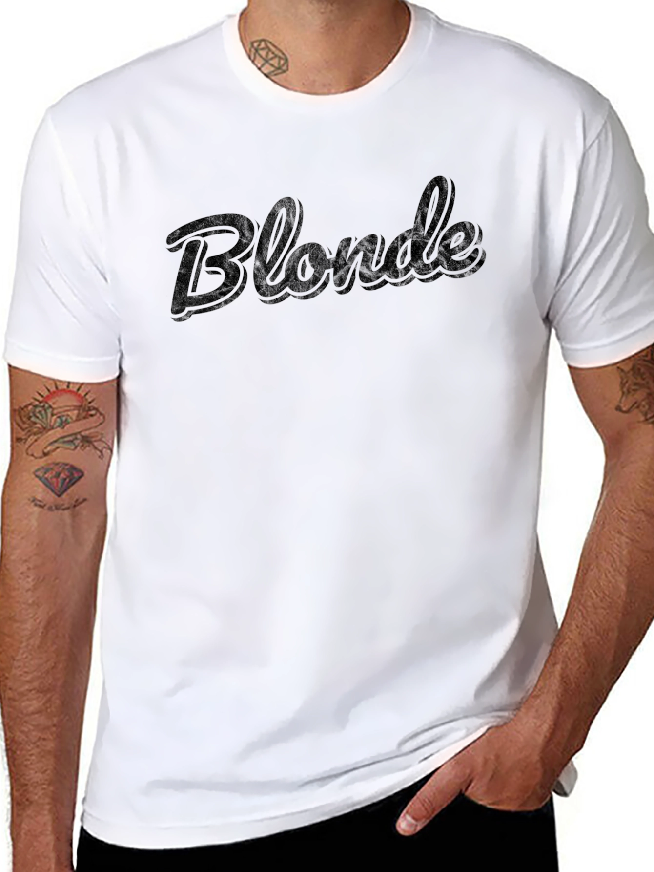 Blonde Graphic Tee - Black T-Shirt