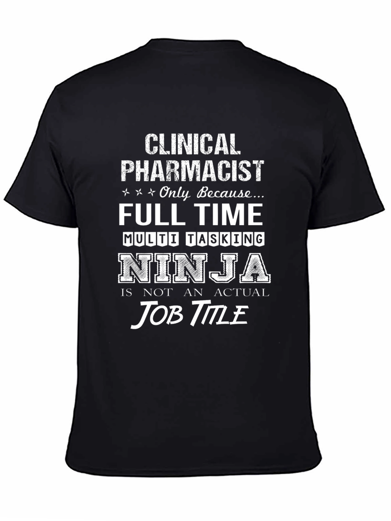 Clinical Pharmacist Ninja T-Shirt